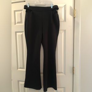 Wild Fable black polyester flare pant with cutout at waist, XL